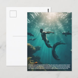 Merfolk Merman Postcard