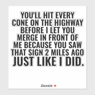 Merge Custom-Cut Vinyl Sticker