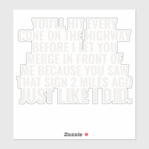 Merge Custom-Cut Vinyl Sticker