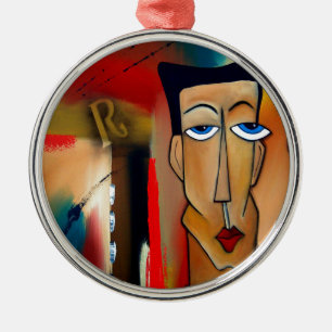 merger-abstract art metal ornament