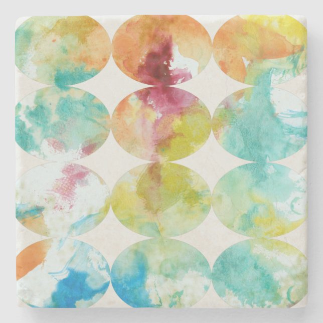 Merging Colour II Stone Coaster (Front)