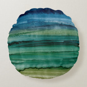 Merging IV Round Pillow