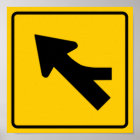 merging traffic sign ca dmv