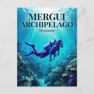 Mergui Archipelago Myanmar Postcard