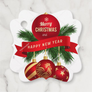 Meri Christmas Favour Tags