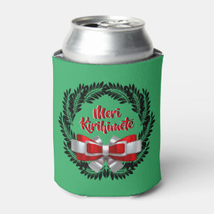 Meri Kirihimete Maori for Merry Christmas Can Cooler