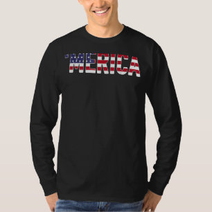 'merica Awesome Cool Fun Patriotic Usa T-Shirt