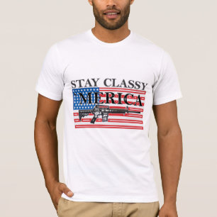 Merica Distressed Rifle Shirt h G