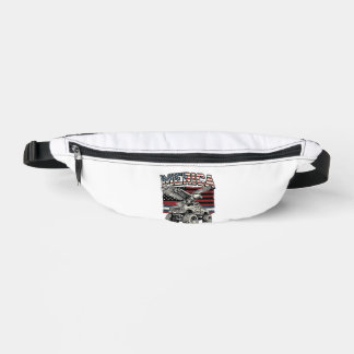 Merica Eagle Monster Truck Vintage Patriotic Fanny Pack