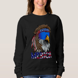 Merica Eagle Mulle American Flag Usa Men 4th Of Ju Sweatshirt