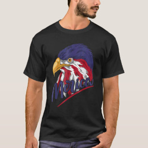 Merica Eagle Mulle American Flag Usa Men 4th Of Ju T-Shirt