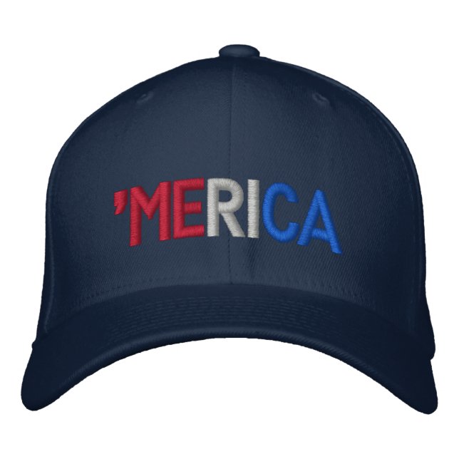 'merica embroidered hat (Front)