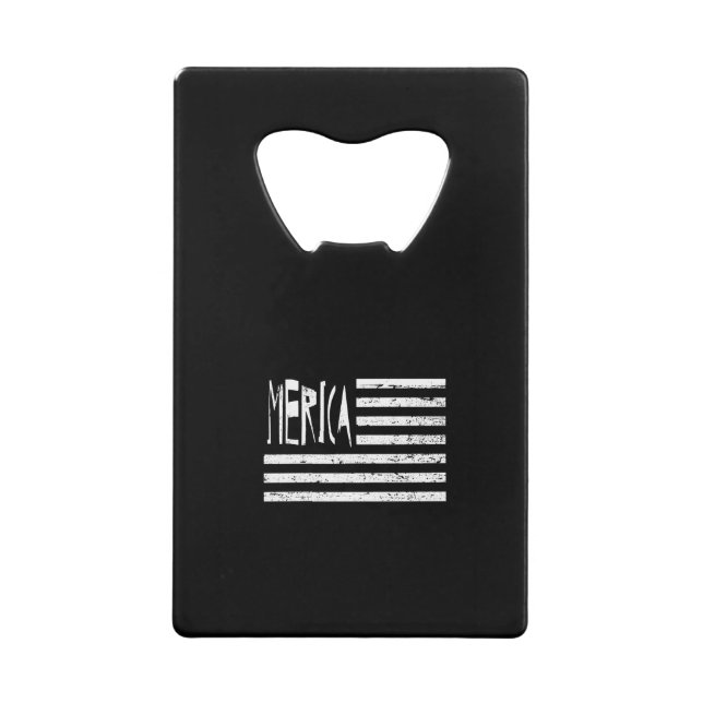 Merica Flag Wallet Bottle Opener (Front)