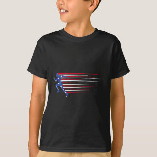 ‘merica Gorilla Flag Sungles Funny Patriotic T-Shirt