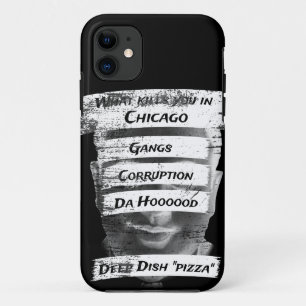 Merica Humour America USA Funny Patriotism Chicago iPhone 11 Case