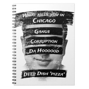 Merica Humour America USA Funny Patriotism Chicago Notebook