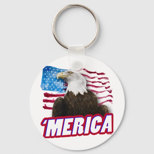 'Merica Keychain (Front)