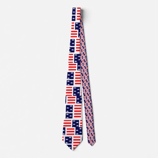 merica mens neck tie (Front)