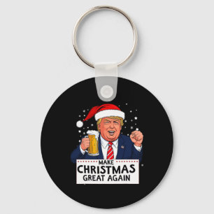 Merica Trump Make Christmas Great Again Keychain