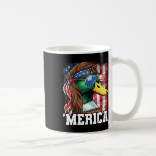 Merica Usa American Flag Patriotic 4th Of July Duc Coffee Mug