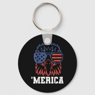 Merica Usa Flag Fighter Jets Byld Eagle Patriot 4t Keychain
