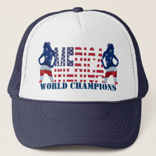 Merica world champions trucker hat