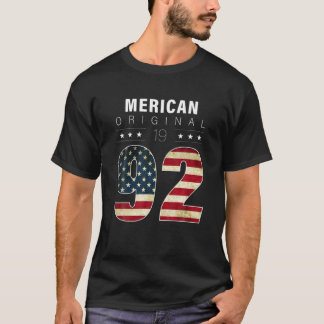 Merican Original 1992 Year Of Birth 1992 Birthday T-Shirt