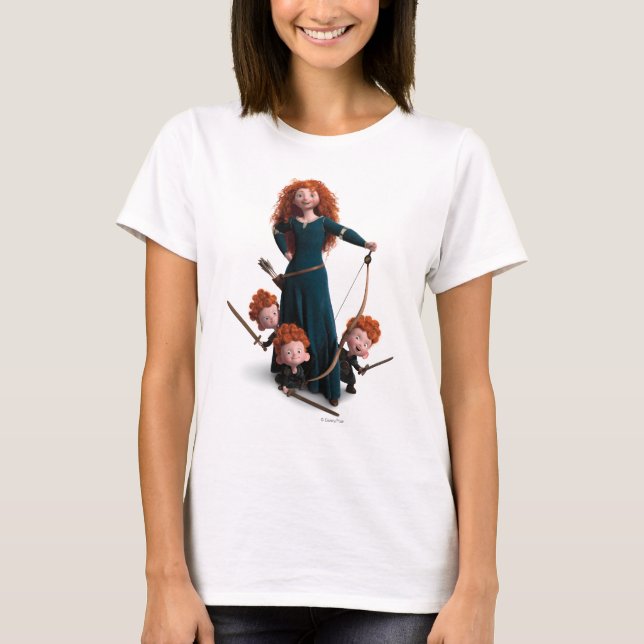 Merida and the Triplets T-Shirt (Front)