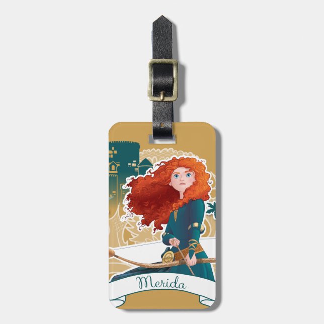 Merida - Brave Princess Luggage Tag (Front Vertical)