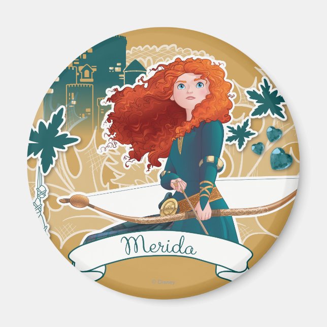 Merida - Brave Princess Magnet (Front)
