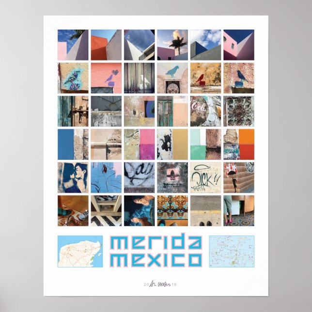 Merida colours & patterns poster (Front)