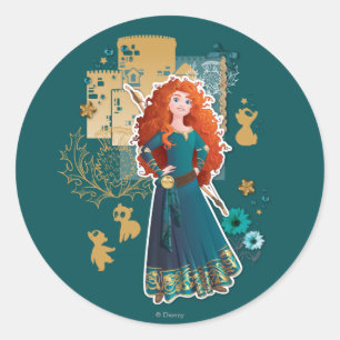 Merida - Confidence Makes Me Brave Classic Round Sticker