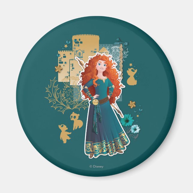 Merida - Confidence Makes Me Brave Magnet (Front)
