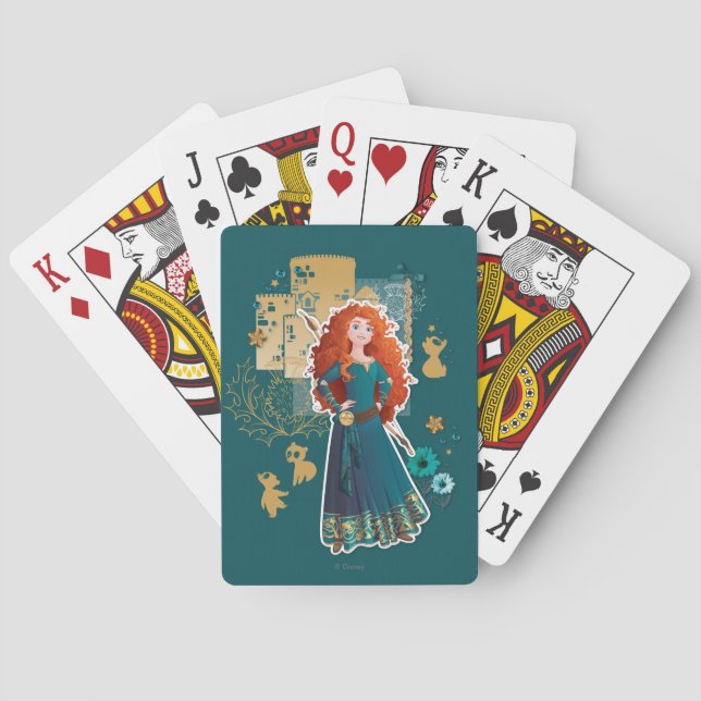 Merida - Confidence Makes Me Brave Playing Cards (Back)