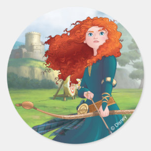 Merida   Let's Do This Classic Round Sticker