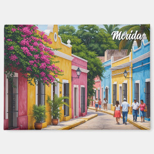 Merida Mexico Travel Magnet