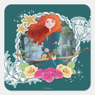 Merida - My Fate is in my Own Hands Square Sticker
