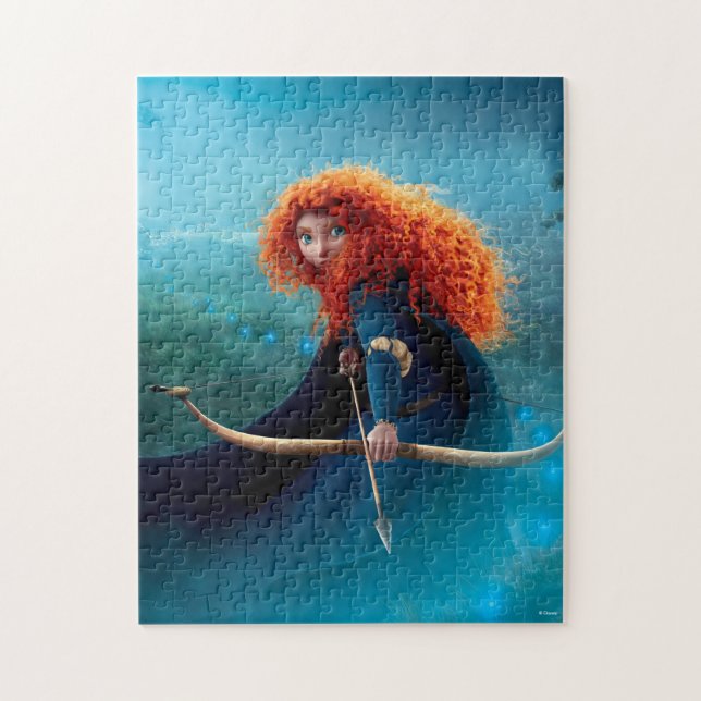 Merida With Her Arrow Drawn Jigsaw Puzzle (Vertical)