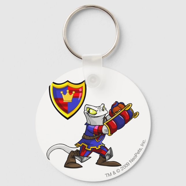 Meridell Team Captain 1 Keychain (Front)