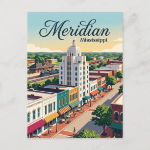 Meridian, Mississippi Postcard