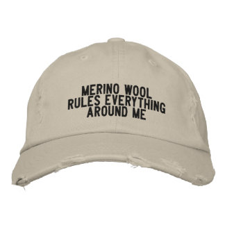 Merino Wool Rules Everything Around Me Embroidered Hat