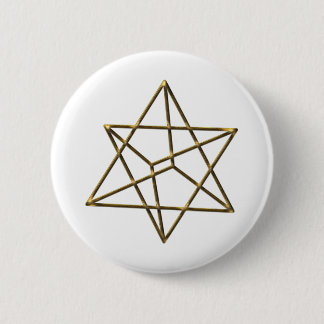 Merkaba - star Tetraeder - Metatron cube 2 Inch Round Button