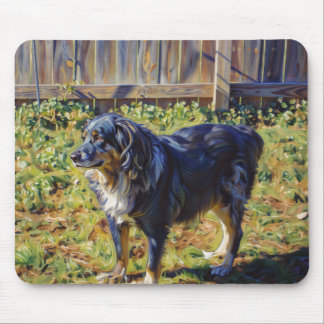 Merle Australian Shepherd Mouse Pad