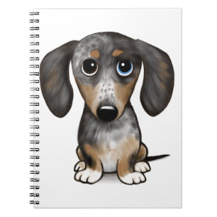 Merle Dapple Dachshund Cute Wiener Dog   Notebook