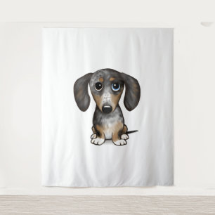Merle Dapple Dachshund Cute Wiener Dog Tapestry