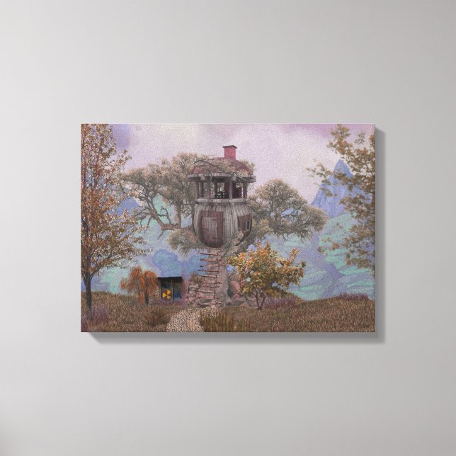 Merle's Treehouse Canvas Print (Front)