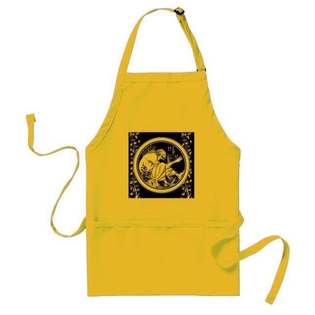 Merlin Art Nouveau fantasy Standard Apron (Front)