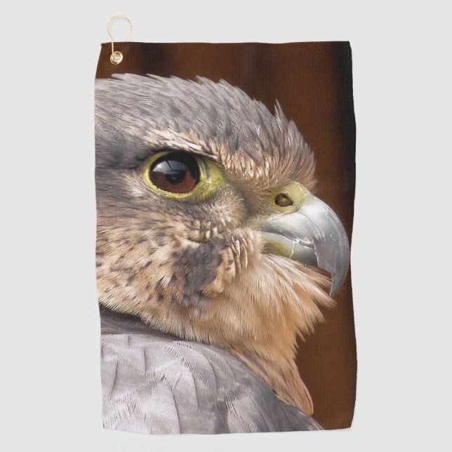 MERLIN FALCON BIRD OF PREY GOLF TOWEL (Front)