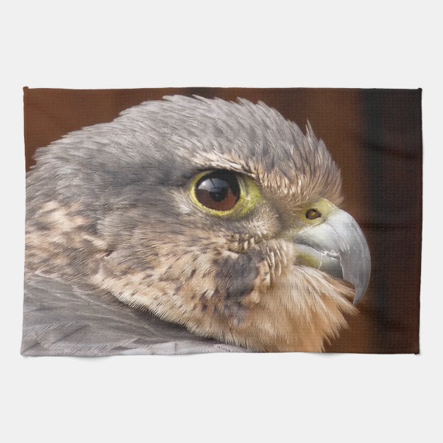 MERLIN FALCON BIRD OF PREY KITCHEN TOWEL (Horizontal)