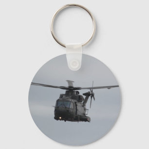 Merlin Helicopter, RAF Benson Keychain